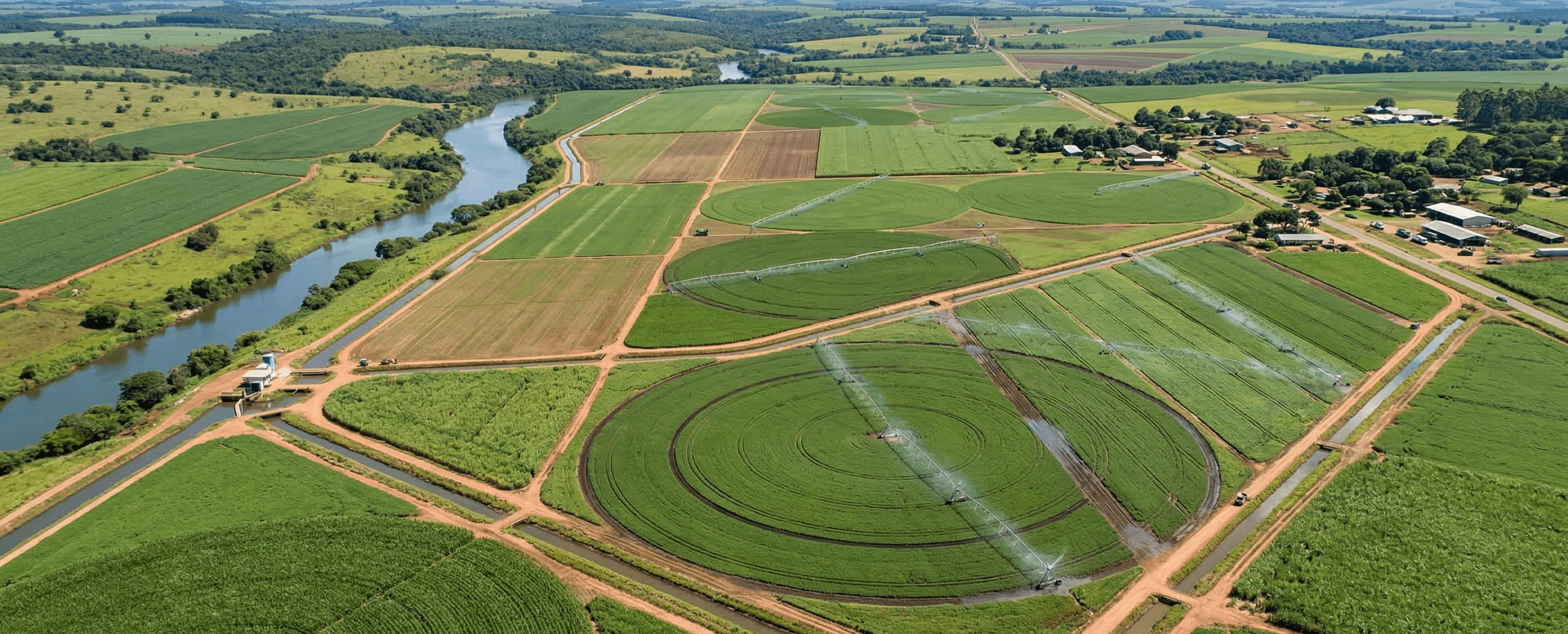 Campo de girassóis ao pôr do sol