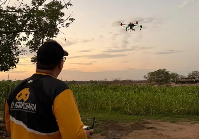 Pulverização Aérea de Precisão com Drone