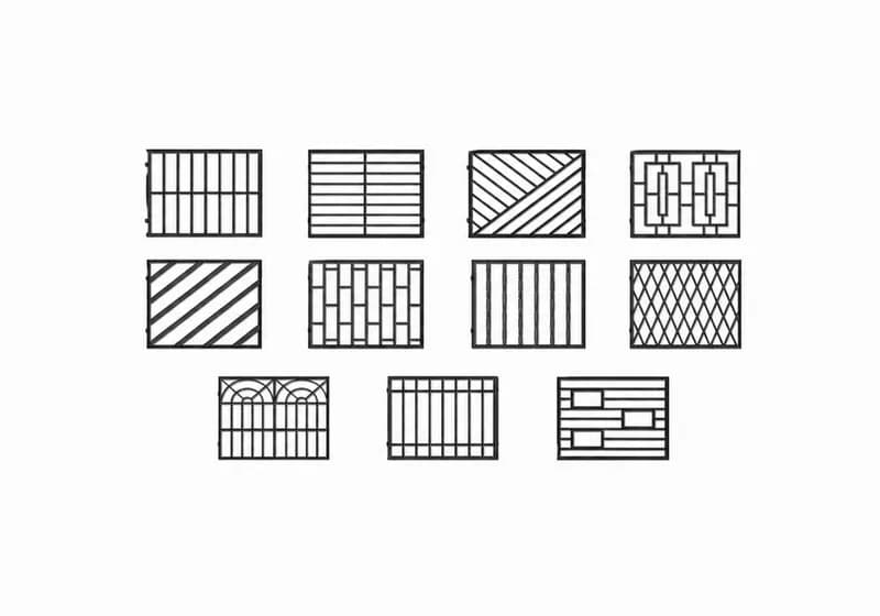 Diversas Grades de Ferro com Metalon - Miniatura 2