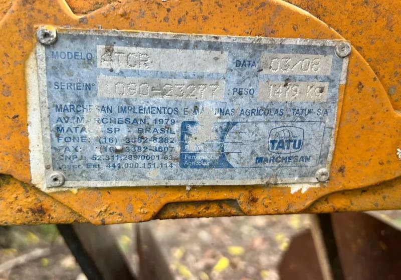 Grade aradora 14 discos - Marca Tatu - Miniatura 4
