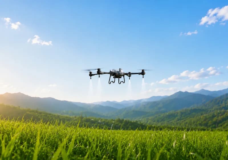 Pulverização Agrícola com Drone - Imagem 1