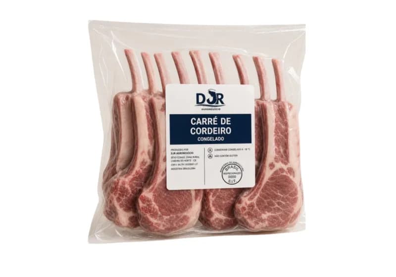 Carré de Cordeiro Congelado - Imagem 1