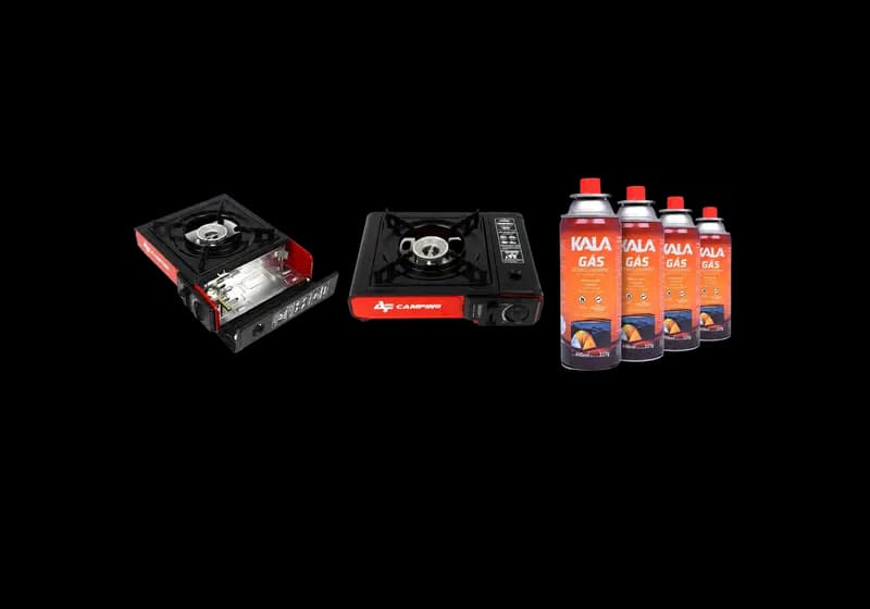 Fogareiro Albatroz + Kit com 4 Gás